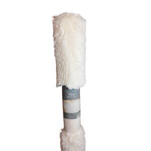 Comfort Bay White Shag Area Rug 39” x 52”